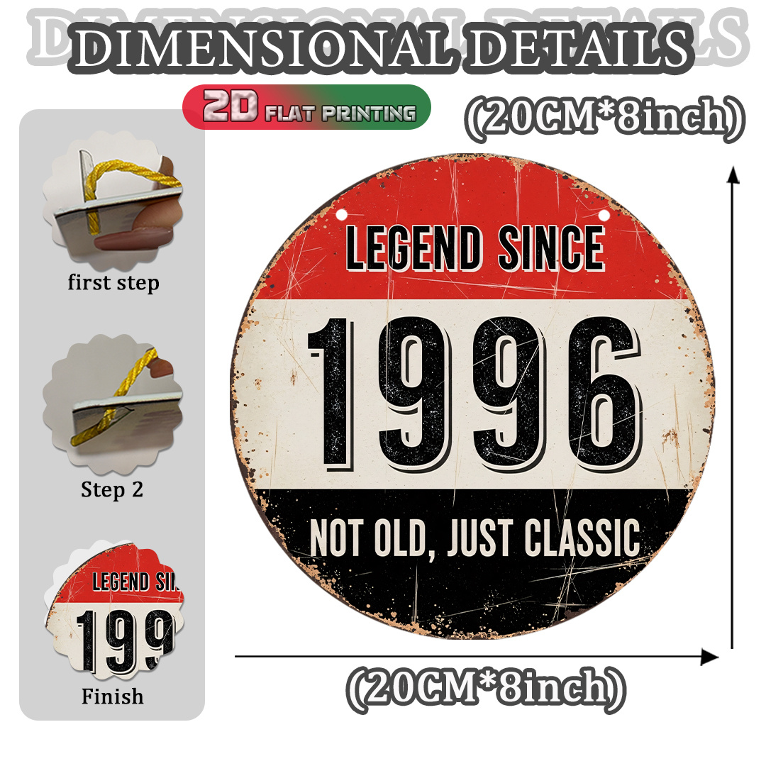 2D Flat, 1pc 1996 Vintage Alum - Vintage Collectible Plates review and price