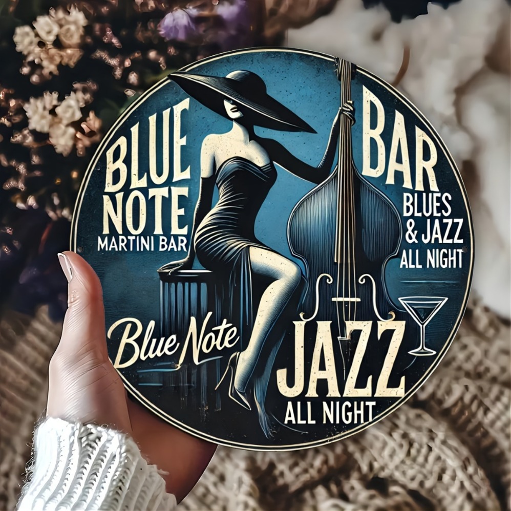 Blue Note Jazz Martini Bar Vin - Vintage Collectible Plates review and price