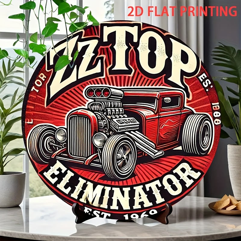 2D Flat, 1pc ZZ Top Eliminator - Vintage Collectible Plates review and price