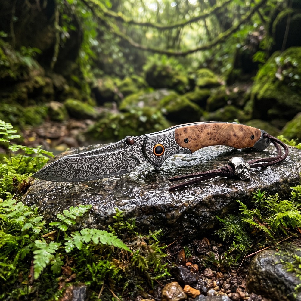 High Hardness Damascus Pattern - Vintage Collectible Knives review and price