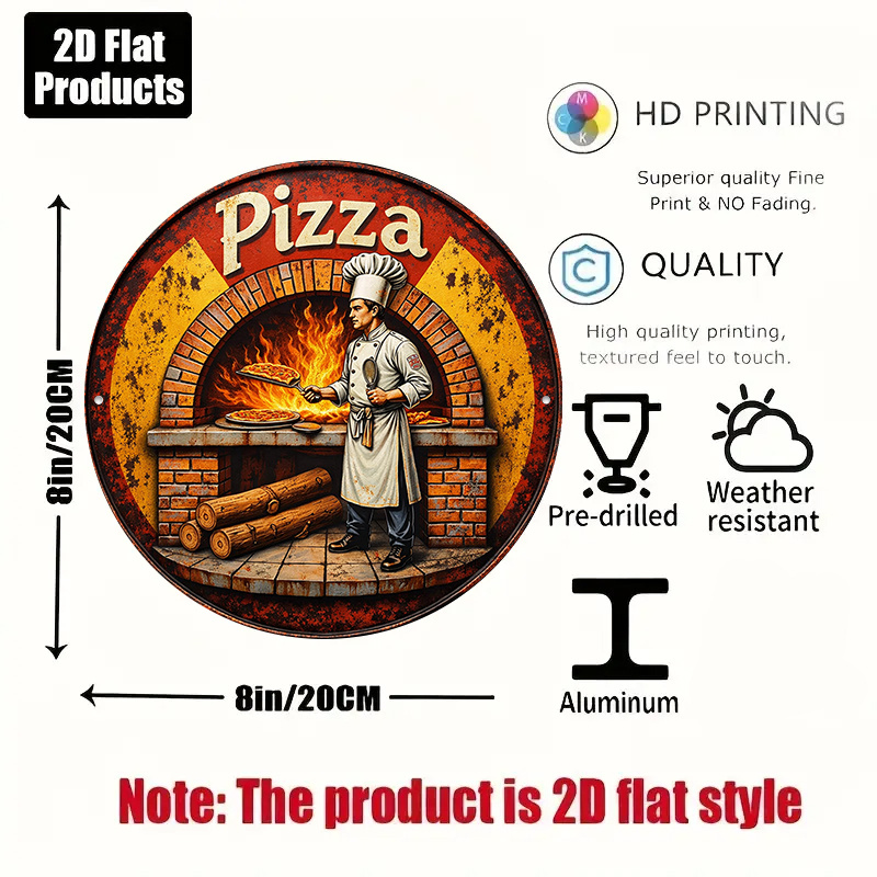 2D Retro Metal Sign, Vintage P - Vintage Collectible Plates review and price