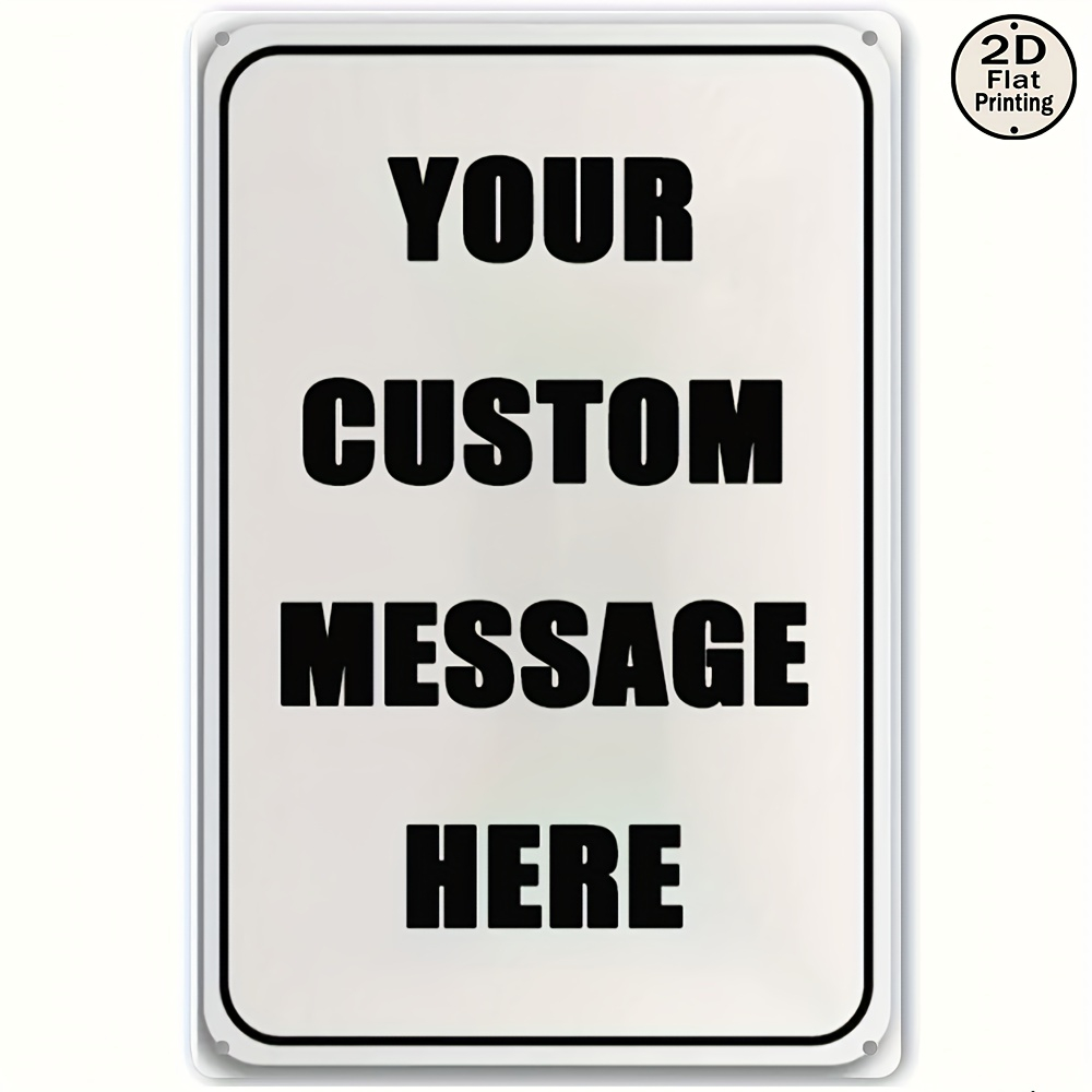 Custom Metal Tin Sign Personal - Vintage Collectible Plates review and price