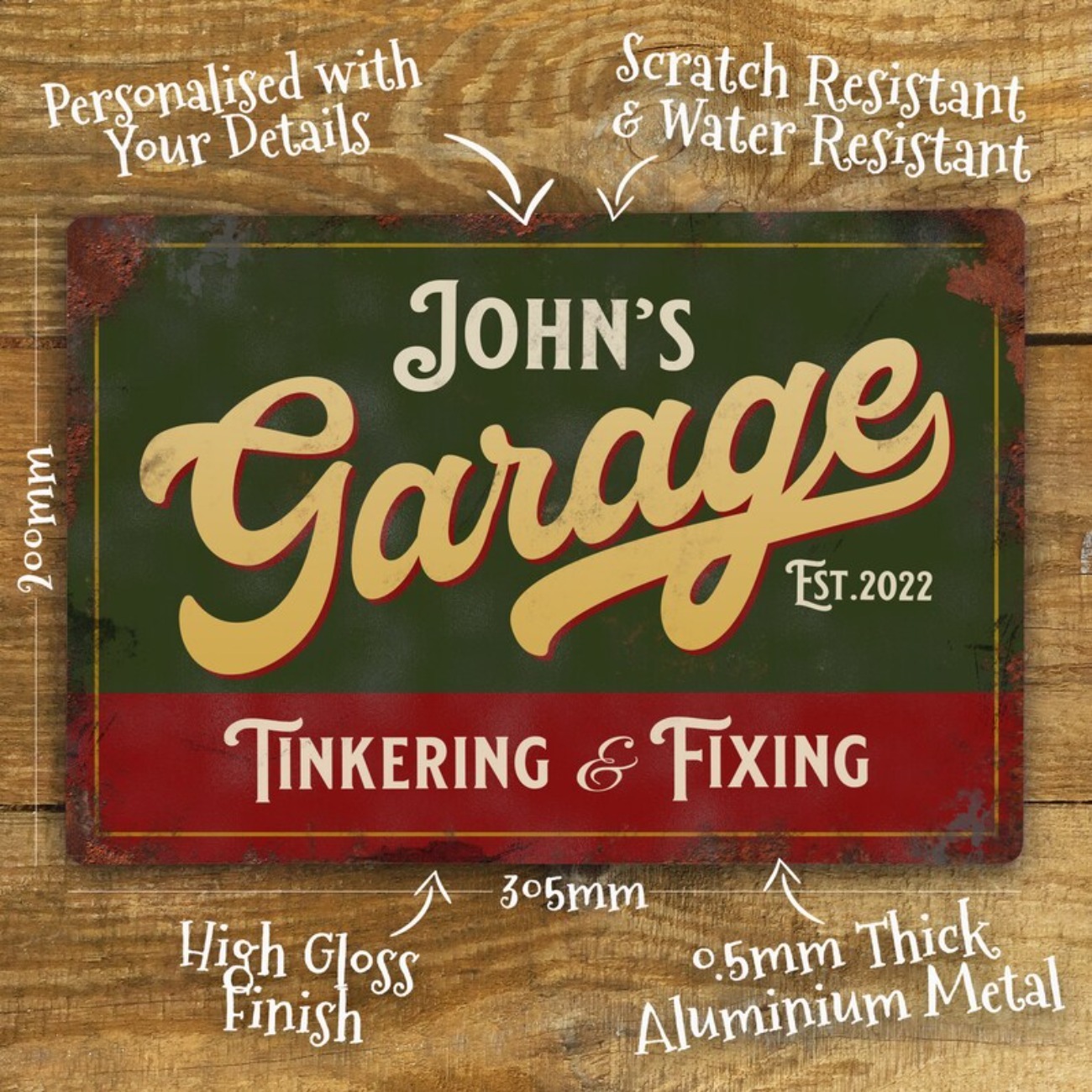 Custom Personalised Garage Met - Vintage Collectible Plates review and price
