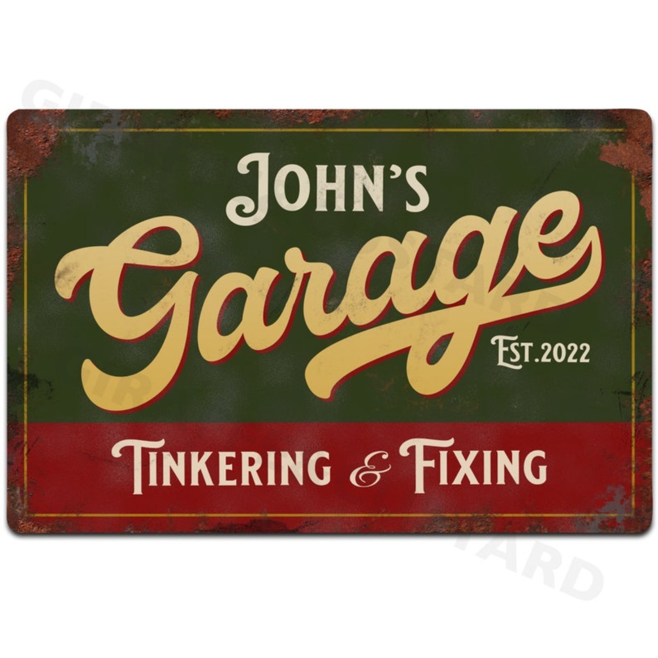 Custom Personalised Garage Met - Vintage Collectible Plates review and price