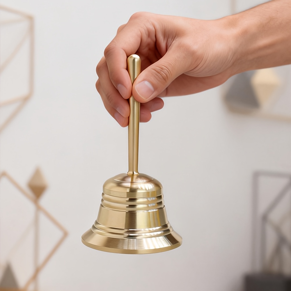 Brass Hand Crank Bell Retro De - Vintage Collectible Bells review and price