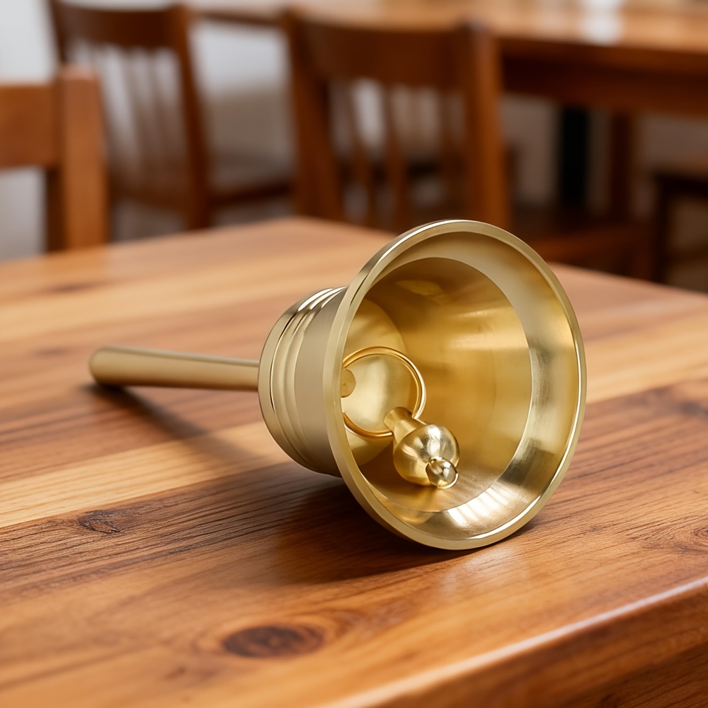 Brass Hand Crank Bell Retro De - Vintage Collectible Bells review and price