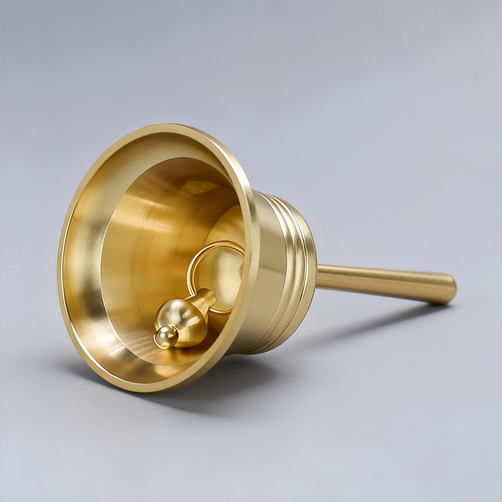 Brass Hand Crank Bell Retro De - Vintage Collectible Bells review and price